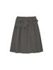 Tuomio Washed Belt Bag Skirt [Charcoal]