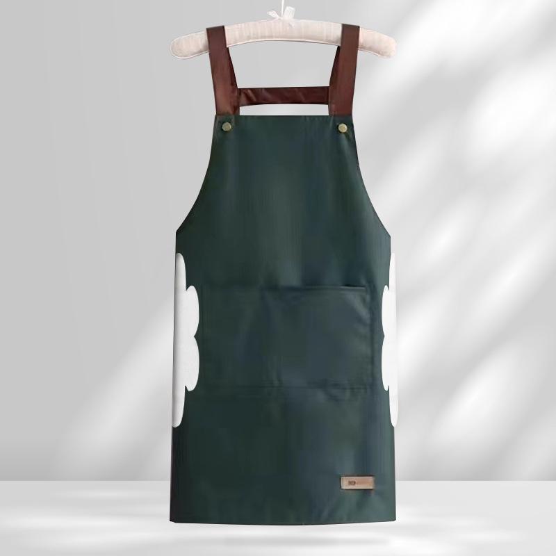 Custom Waterproof, Oil-Proof H-Type PVC Apron with Thick Straps and Logo Printing, Ideal for Kitchen Use and Gifts