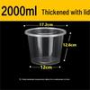 Leak-Proof Disposable Soup Container – Thick, Sealed, No-Spill Round Design.