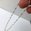 MOONHSU Silver Twist Anklet