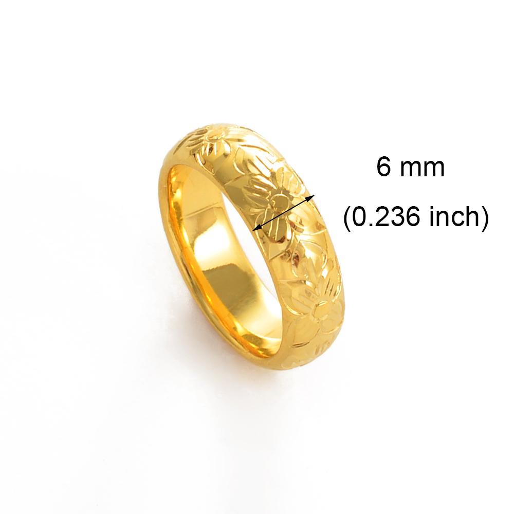 Anniyo Hawaiian Flowers Rings Women Girls African Jewelry Finger-Ring Guam Marshallese Chuuk Micronesia Kiribati #071704
