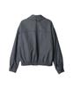 Tony Lawrence Quilted Two-Way Wool Blouson Charcoal