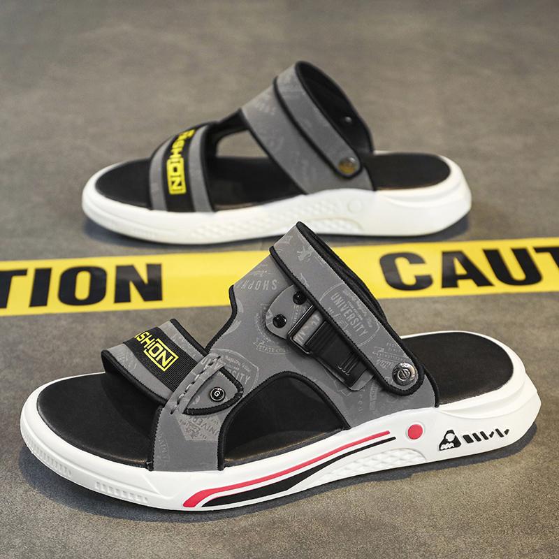 Fashion CYYTL Mens Slippers Casual Summer Shoes Beach Sandals Outdoor Slides Leather Walking Comfort Designer Fashion Lightweight Luxury