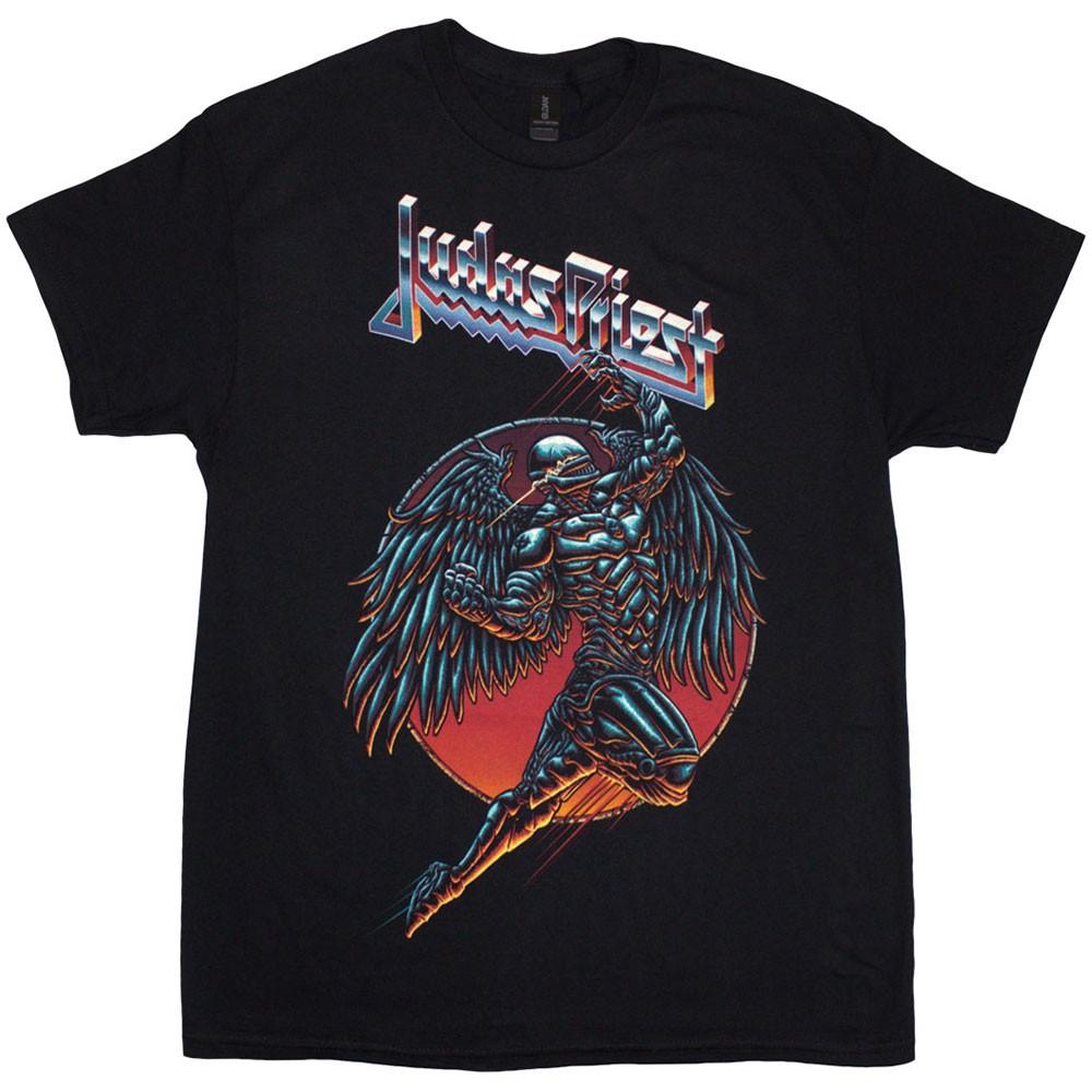 Judas Priest T Shirt Redeemer Band Logo new Official Mens Black Size XL