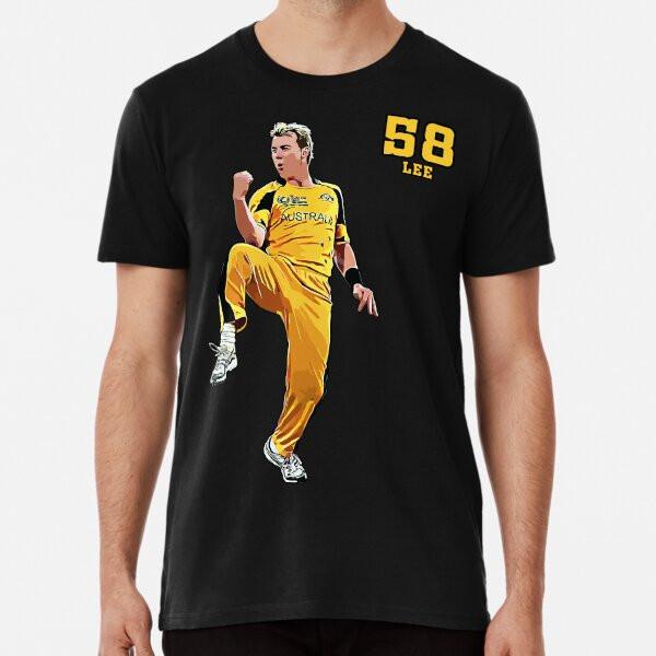 

Brett Lee - Australian Cricket Player - Bowl S to 5XL Made in the AU/USA T-Shirt 4XL