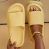 Fashion Thick Platform Cloud Slippers Women Comfort Soft Sole Eva Home Slides Non Slip Bathroom Shoes Woman 2025 Summer Beach Flip Flops