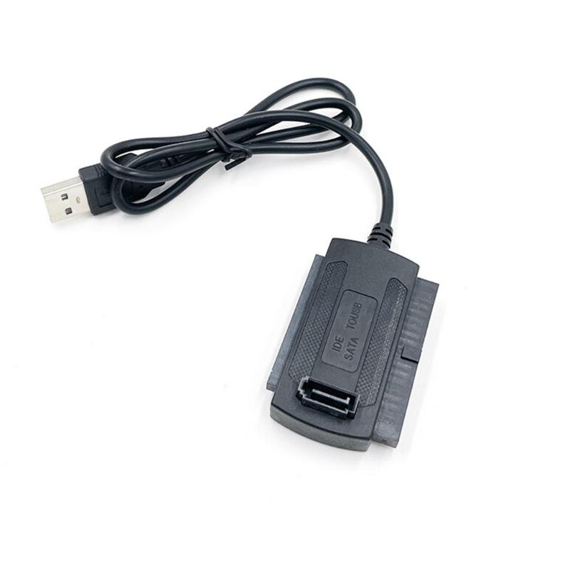Hochgeschwindigkeits-USB-zu-IDE-Konverterkabel Unterstützt 2,5-Zoll/3,5-Zoll/5,25-Zoll-Festplatten und optische Laufwerke HDD-Übertragungskabel