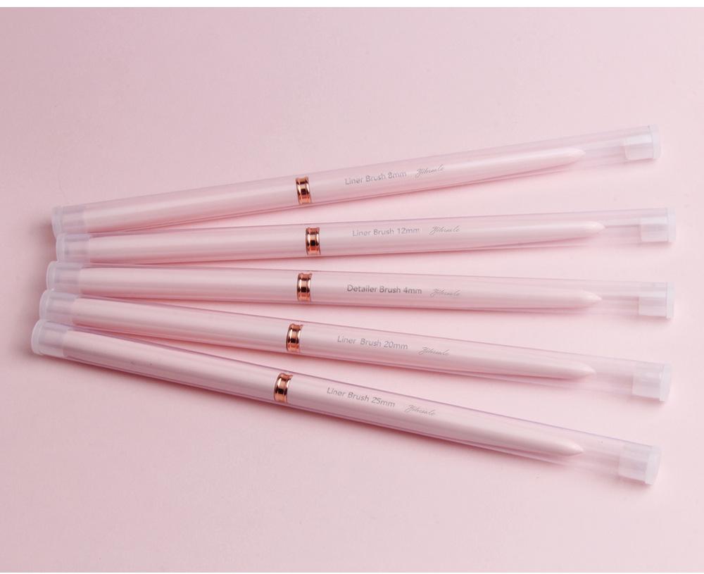 YiHuaLe Japanese Fine Liner Pen Set - 5 Pieces for Nail Art, Drawing Flowers, Silk Pulling, and Makeup.