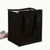 Large Insulated Reusable Grocery Bag With Zipper & Front Pocket, Keep Cool/Warm For Hours For Camping Picnic, Fishing, Shopping