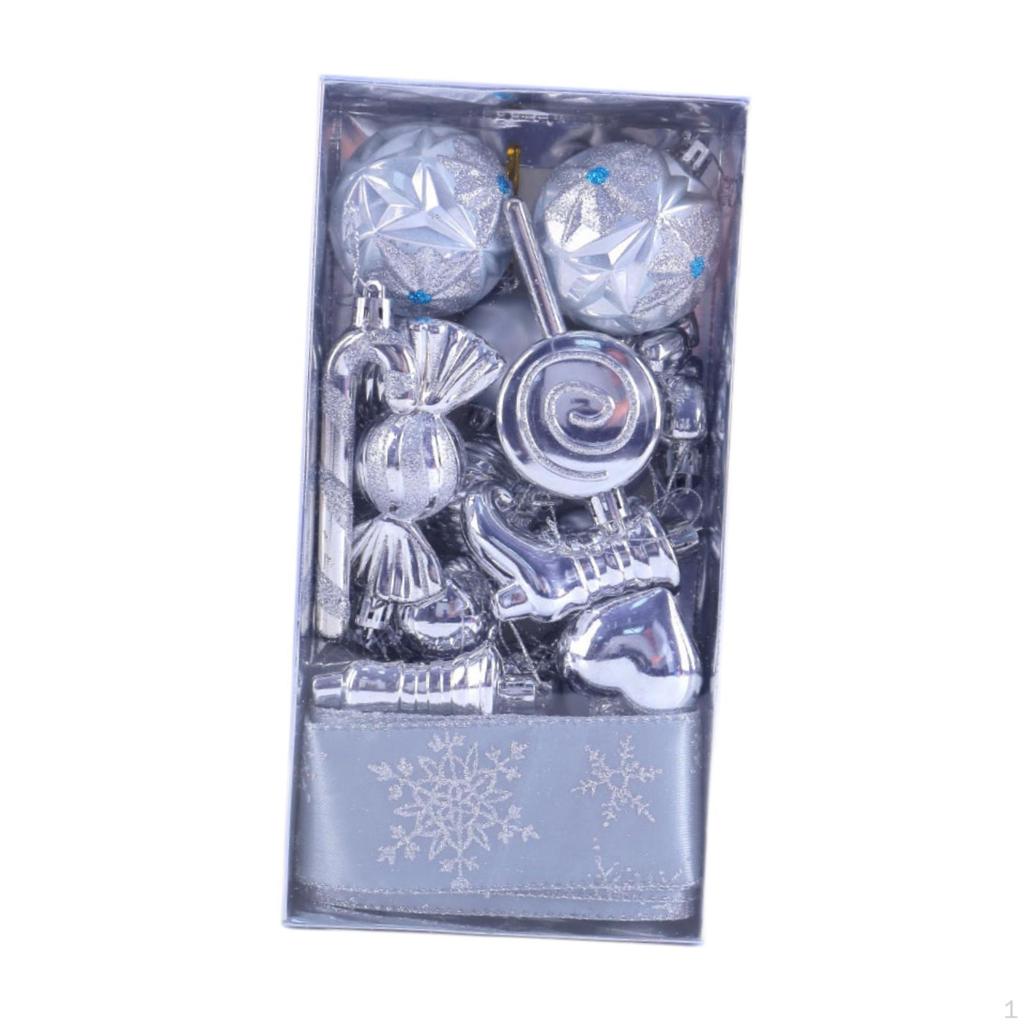 30 Pieces Christmas Ball Ornaments Set Baubles Party Favors Tree Shatterproof DIY Xmas Balls