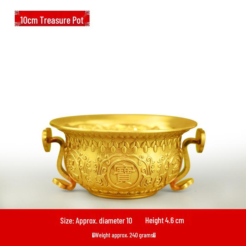 Brass Cornucopia Ornament Copper Incense Burner for Home, Living Room, Shop Entrance, or Gift – Attracts Wealth and Harmony.