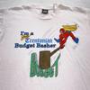 T-shirt vintage années 80 TRENTONIAN BUDGET BASHER LARGE fin trenton new jersey journal
