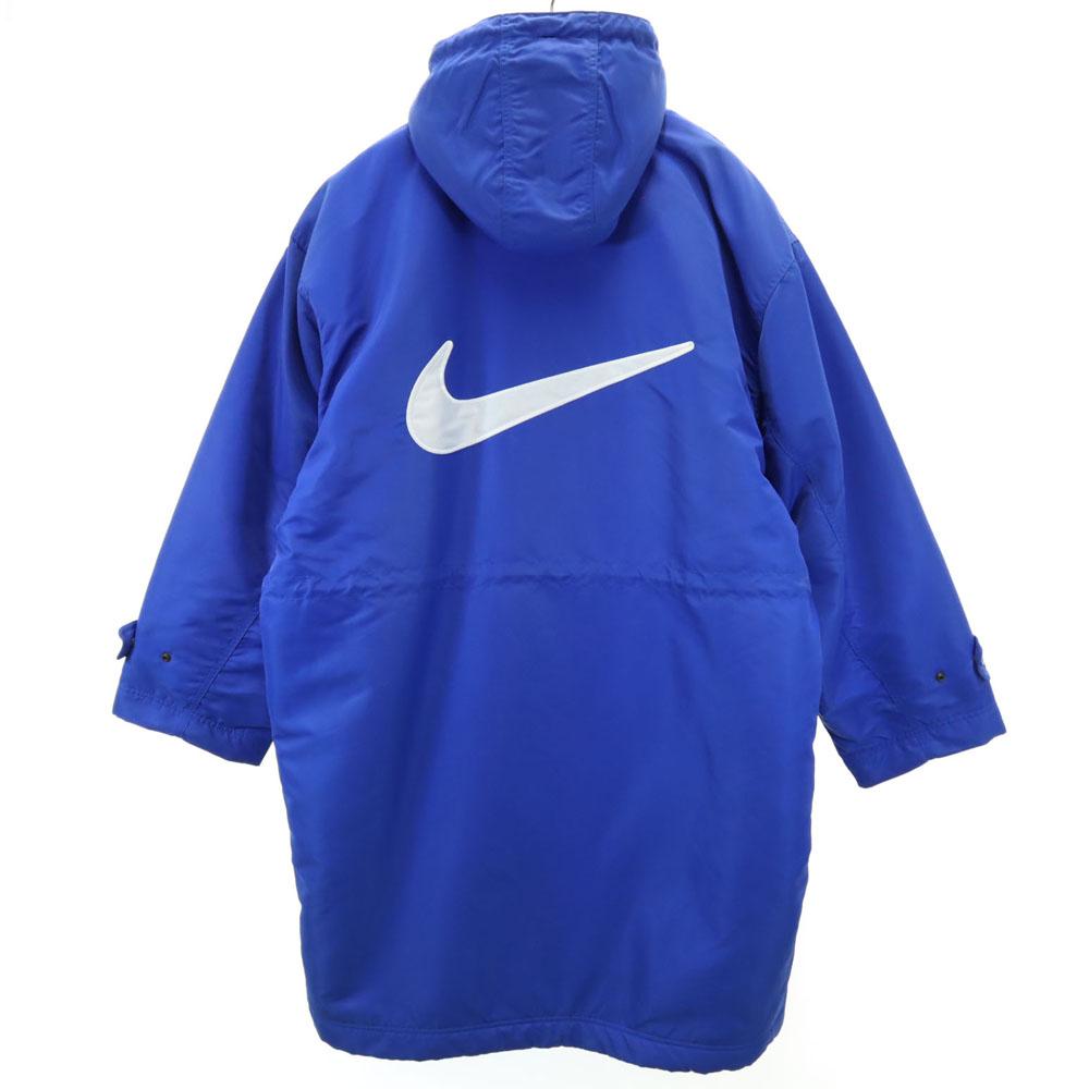 unused NIKE 90s 00s White Tag Deadstock Batting coat L blue Back bore Men's Used