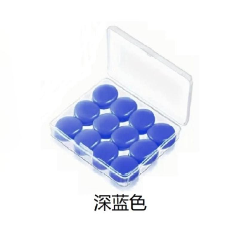 12pcs Moldable Silicone 12pcs Reusable Sleeping Earplugs - for Concerts, Swimming, Snoring, Airplane