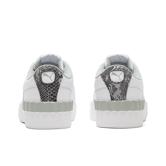 Puma Carina Lift Snake Casual Low-Top Sneakers Women Sneakers White Snake-Print 373230-01