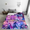 kpop Demon Hunters Huntrix Blanket  Super Soft Aesthetic Plush Throw Blanket For Students Couch Bed Flannel Bedspread Bed Cover