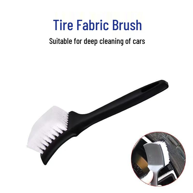 

Car Tire & Wheel Cleaning Brush - Soft Bristle PVC Brush for Dust, Wheel Hubs, & Foot Pads
