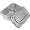 Ice Cream Box Stainless Steel Freezer Containers Reusable Sealed Storage Household Fridge Accessories Long Term Preservation