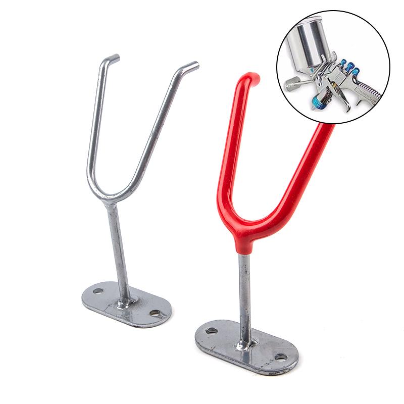 Painting Spray Gun Holder Stand Tools Wall Bench Mount Hook Rack Fixed Bracket