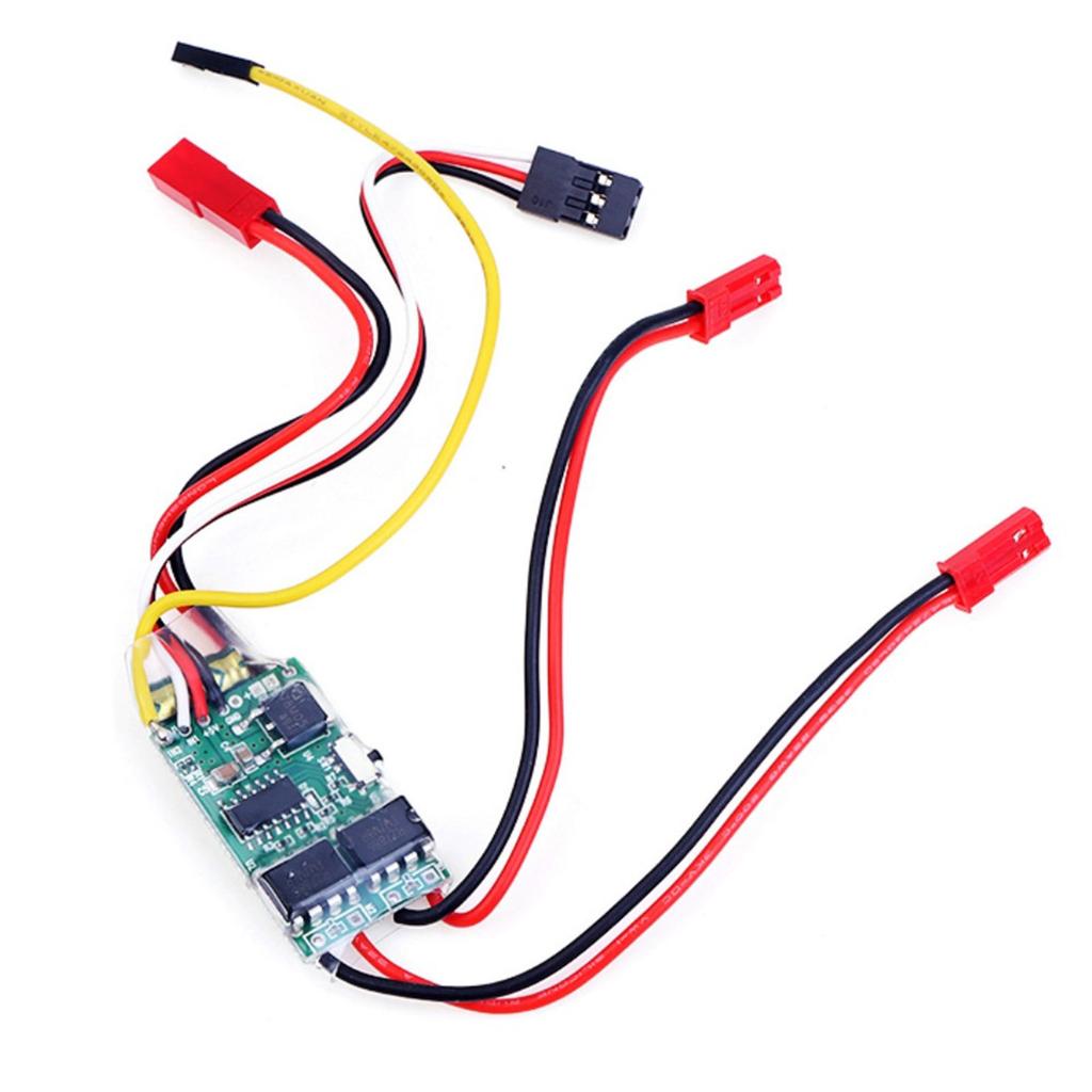 Remote Control Sensorless Brushed Esc for Programming Motor Brushed Esc Car with Double Channel Bidirectional