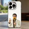 P-Pedro Pascal White Shockproof Phone Case For iPhone 16,15,14,13,12,11,Pro,XS,Max,Plus,Mini,SE