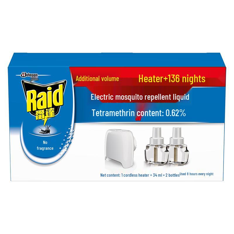 RAID Unscented Electric Mosquito Liquid Repellent