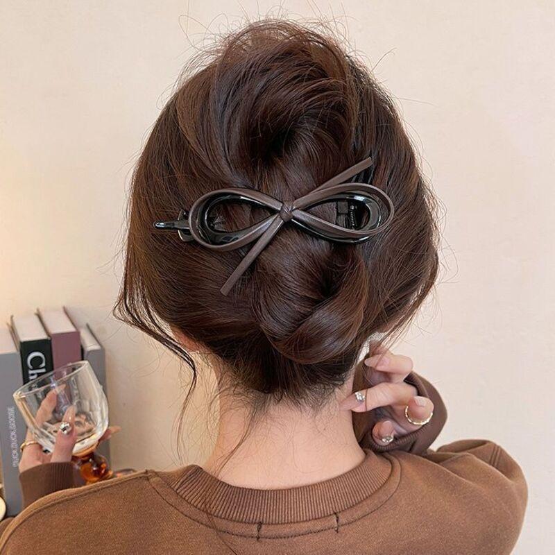 Fashion Leopard Print Twist Hair Clips Pu-Leather Hairgrips Korean Simple Cartoon Cat Hairpins Barrettes Girls Hair Accessories Gift