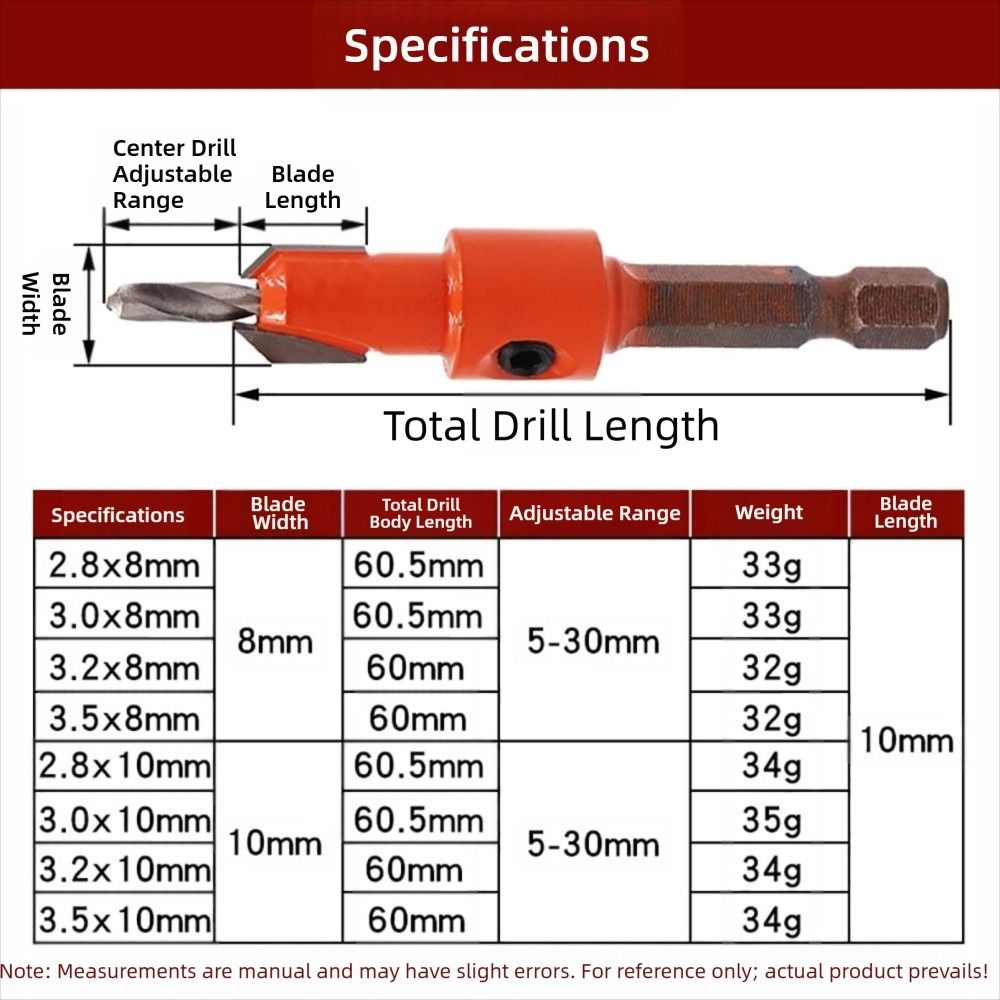 HSS Drill Bit Hex Shank Hole Opener New Drilling Tools