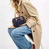 Coach Borsa a secchiello Rowan in tessuto, Borsa a tracolla piccola da donna Blu denim CY742-IMXIA