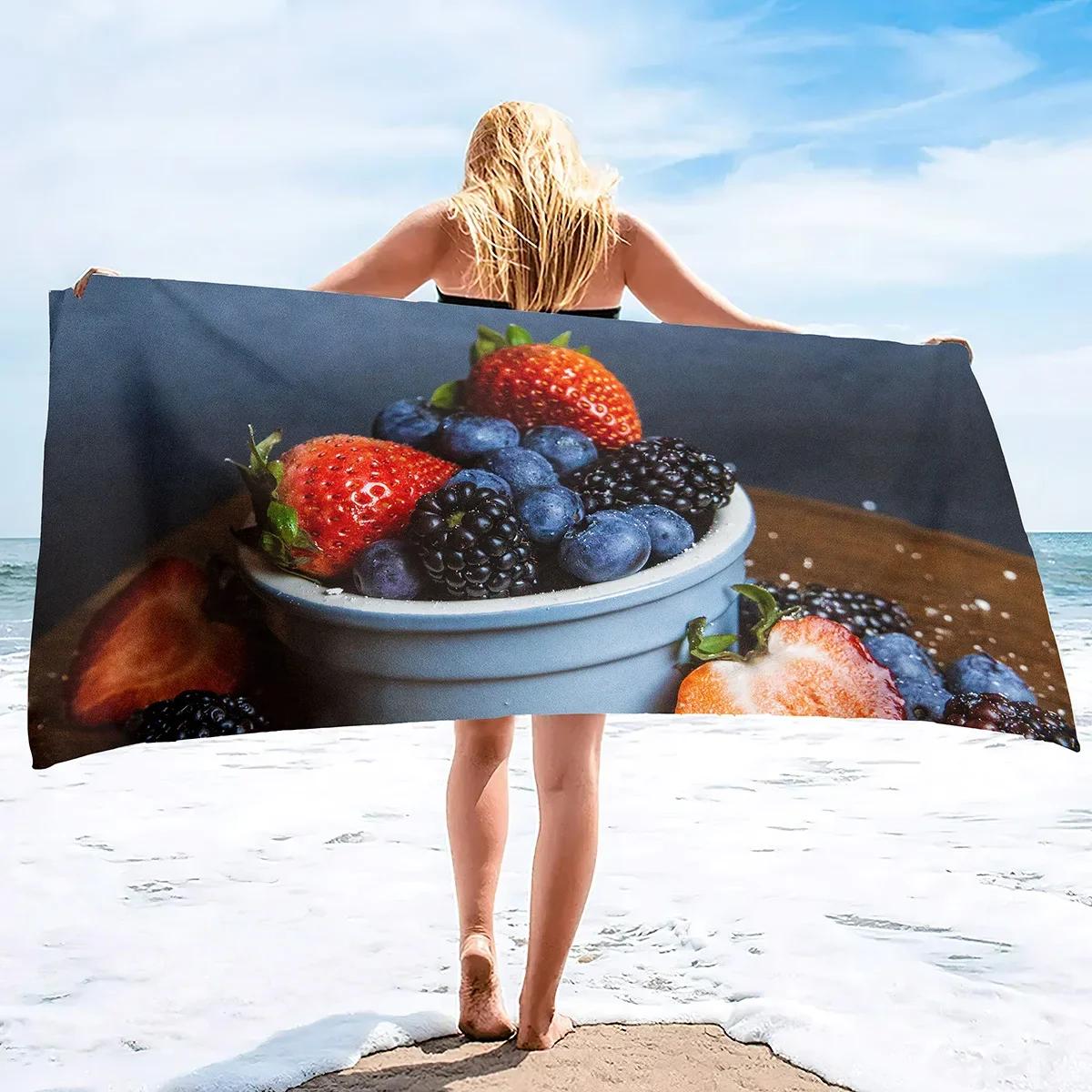 

Oversized Beach Towel Oversized Swim Towels, Soft Absorbent Quick Dry,Bath Towels Perfect for Hotel Pool and Bathroom Tub W30*H60(CM)