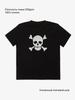T-Shirt Skull and Bones Y2K Japan K-girl Y2k Archive Vintage