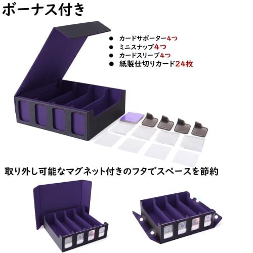 Deck Case, Trading Card Case, Storage Box, Holds 3000+ Cards, with Window, Display Slots, Dividers, and Card Stoppers, Compatible with Yu-Gi-Oh!, MTG,