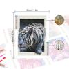 DIY-Diamant-Gemälde mit Tiger-Kreuzstich-Set, Mosaik-Kunst, Diamant-Gemälde, voller Kreis/Quadrat-Diamant, Heimdekoration