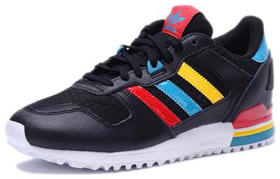 adidas Originální ZX 700 Tlumení, Odolné proti opotřebení Nízké Běžecké boty Dámské Černé BA9311