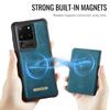For Samsung Galaxy S20 Ultra Magnetic Case CASEME ME80 Series Leather PC TPU Phone Cover with Detachable Wallet
