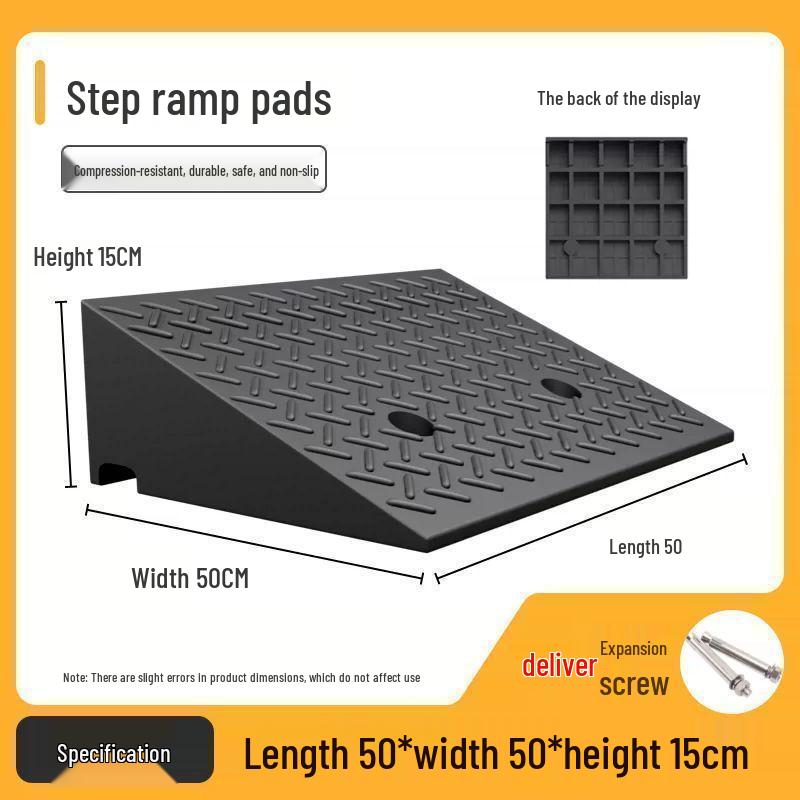 Rubber Curb Ramp Pad for Cars and Home