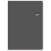 NOLTY 2027 A5 Weekly Dark 6317 December Planner, Écri 3, Gray, (Starts 2026)