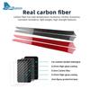 Real Soft Carbon Fiber LHD RHD Front Door Trim Sticker For Mitsubishi Outlander 2013 2014 2015 2016 2017 2018