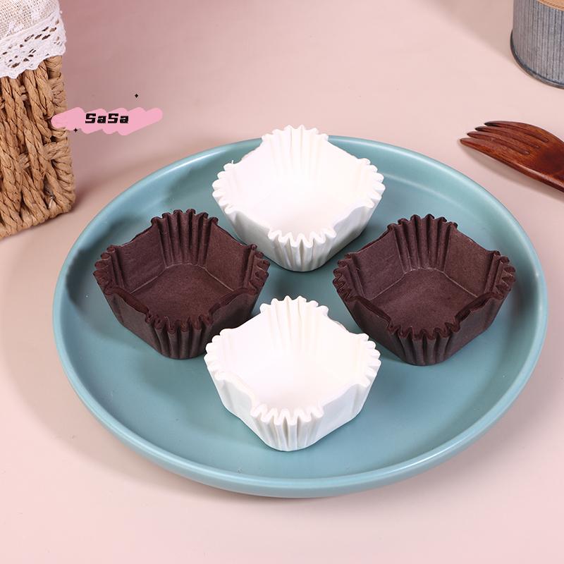 1000Pcs Square Cupcake Liners Microwave & Oven Safe Paper Muffin Baking Cups for Wedding Birthday Party Supplies