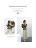 Miyake Pleats Akordeonový Top - Retro Color Block 7-rukávový Ležérní Krycí