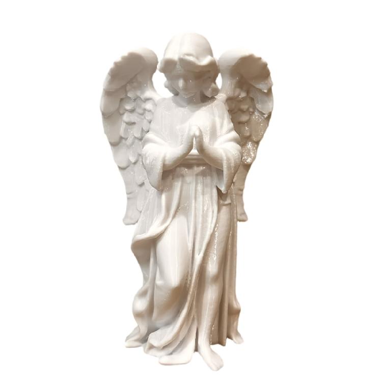 Guarder Angel Statue,Healings Angel Figurines Resin Praying Angel Sculpture Table Ornament for Office Home Decorations белый