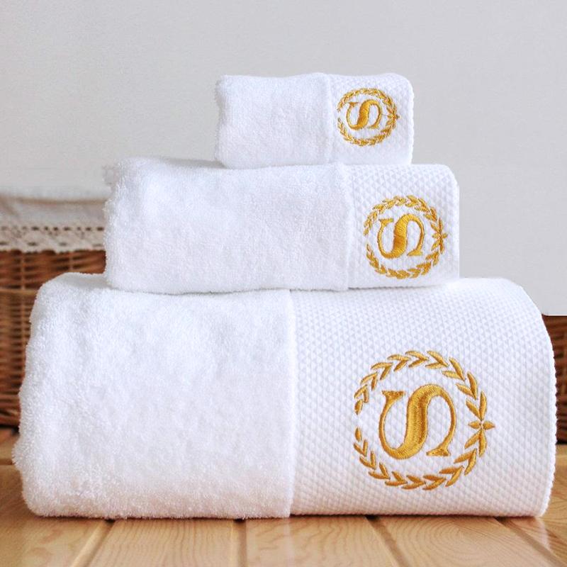 5 Star 100%  Cotton Face Hand Bath Hotel Towels Set Luxury Towel for Hotel Hotel Bath Towels with Custom logo 60-800GSM&Washcloth 32*32cm,60g,no logo