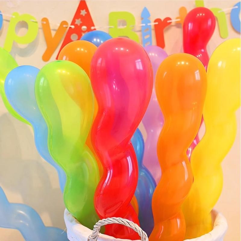 100/500Pcs Multicolor Long Balloons Twist Spiraal Latex Balloon Wedding Birthday Holiday Party Decorations Boys Girls Toys