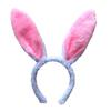 PESENAR Bunny Rabbit Costume Set Easter White Bunny Costume Accessory Ears Headband Tail Bowtie Paw Skirt Set Halloween