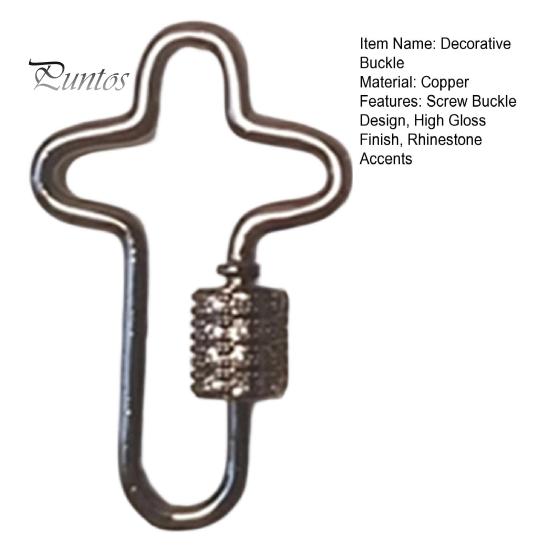 Craft Buckle Fastener Decorative Unique Shape Turnbuckle Clasp Screw Locking Jewelry Making Keychains Bracelets Necklaces Supplies Replacement