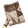 Imitation cashmere scarf women's autumn and winter new retro totem shawl thickened warm loose beard scarf