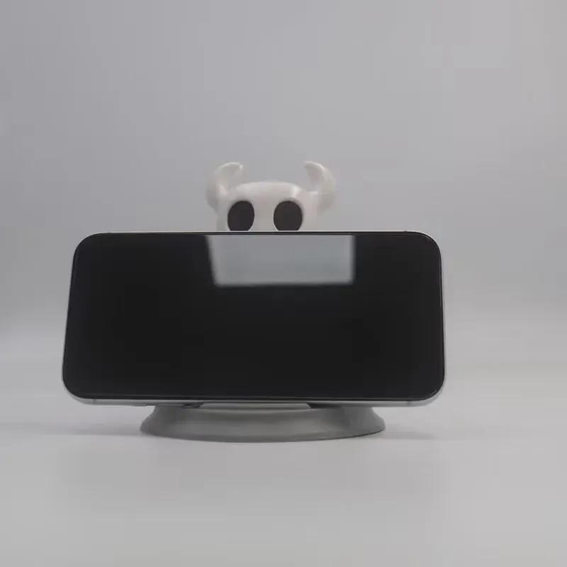 Anime Hollow Knight Silksong Phone Holder 13cm Figures Car Home Desktop Decoration Game Peripheral Creative Toy Gift Collectible
