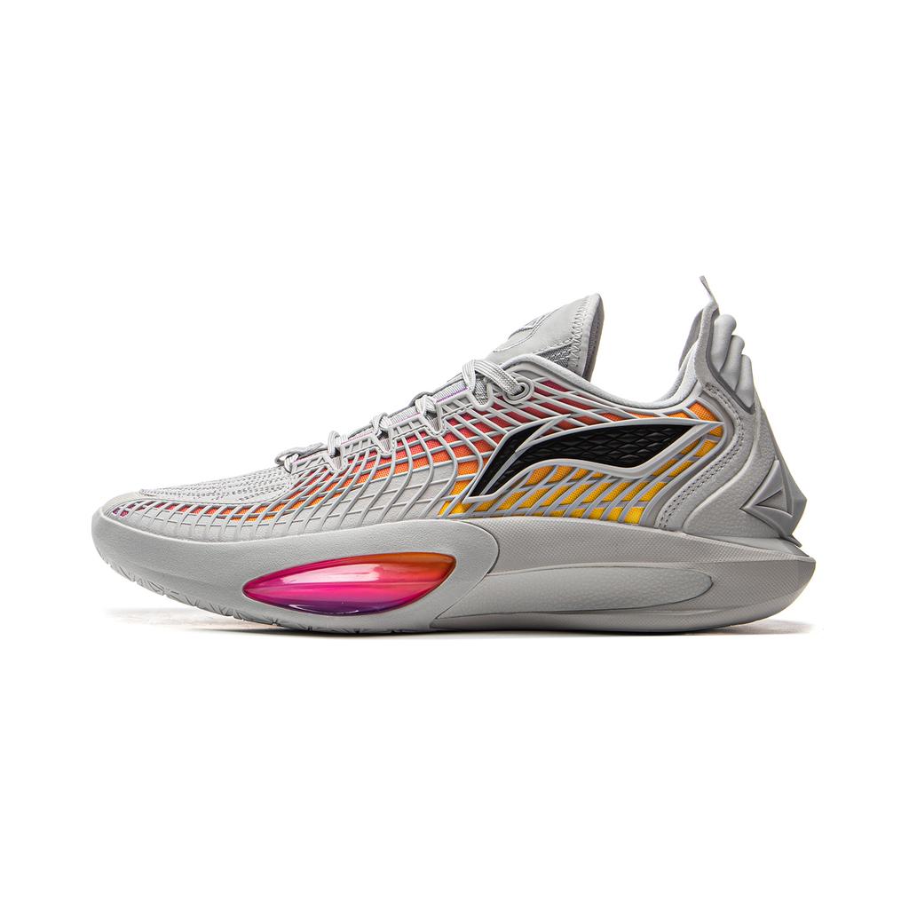 Li-Ning Sneaker da uomo JB3 West Coast Grigio Rosso ABAU107-34