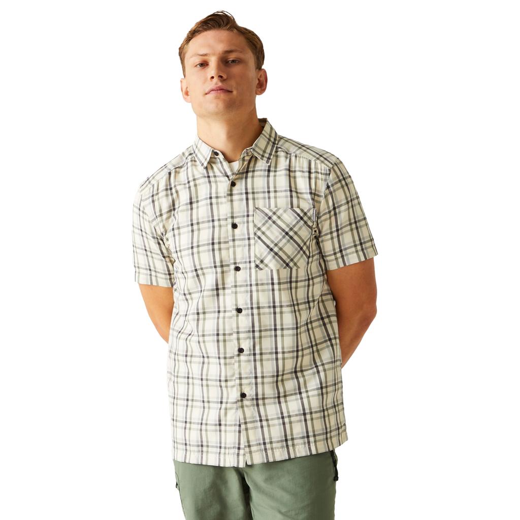 Regatta Mens Mindano VIII Patterned Short-Sleeved Shirt
