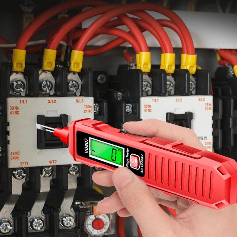 Electrical Screwdriver LCDBacklights Flashlight Sensitivity Adjustable Electrician Automatic Meter Voltage Tester Tools